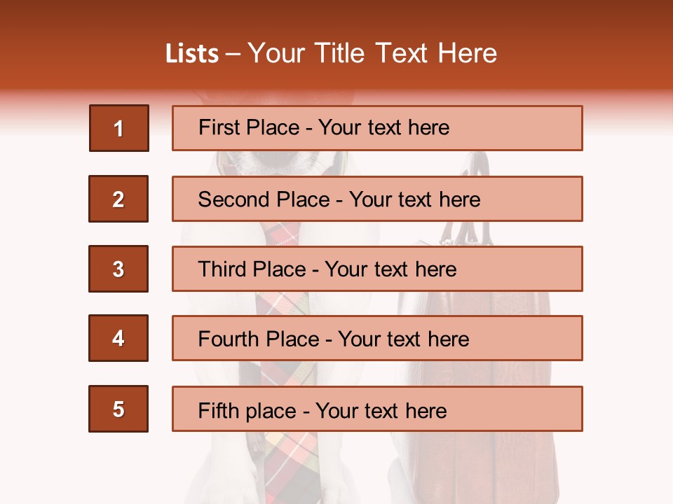 Professional Spectacle Suitcase PowerPoint Template