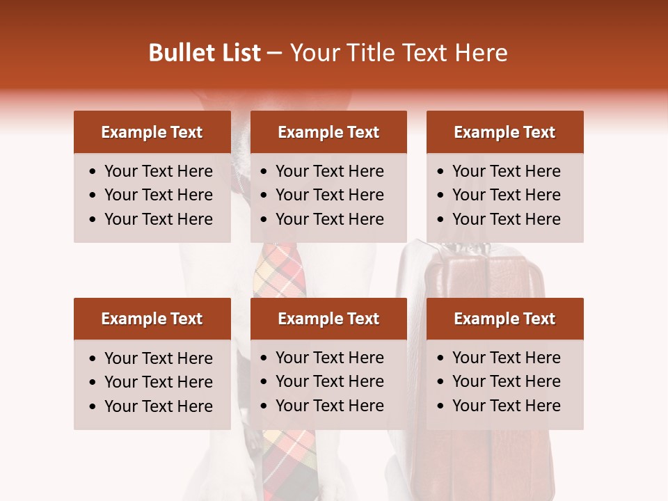 Professional Spectacle Suitcase PowerPoint Template