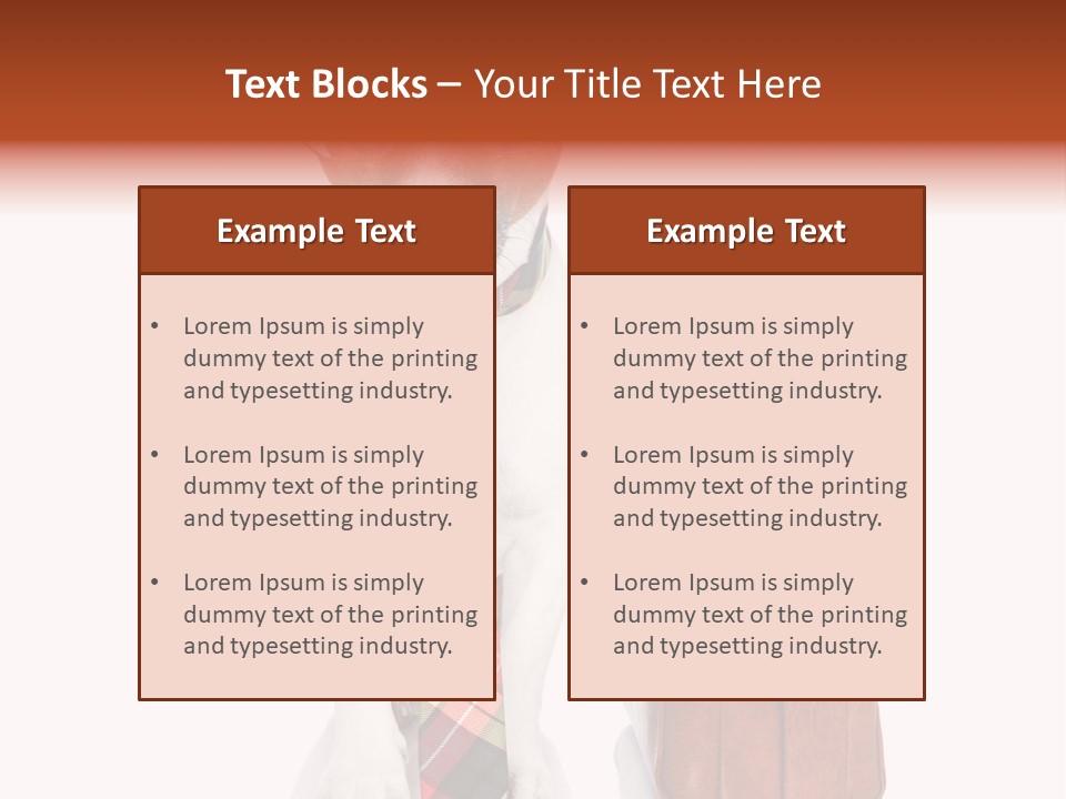 Professional Spectacle Suitcase PowerPoint Template
