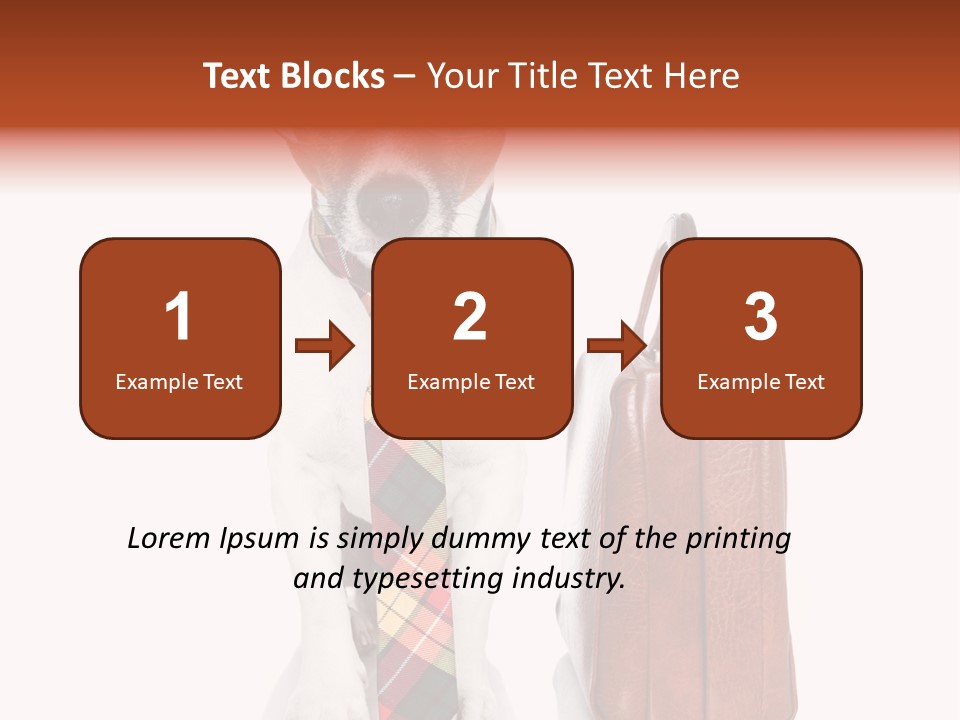 Professional Spectacle Suitcase PowerPoint Template