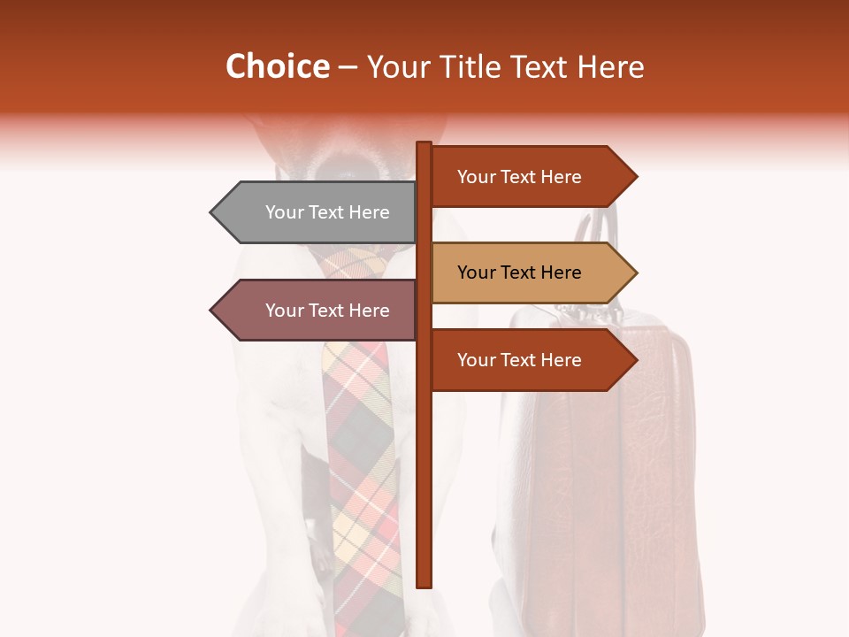 Professional Spectacle Suitcase PowerPoint Template