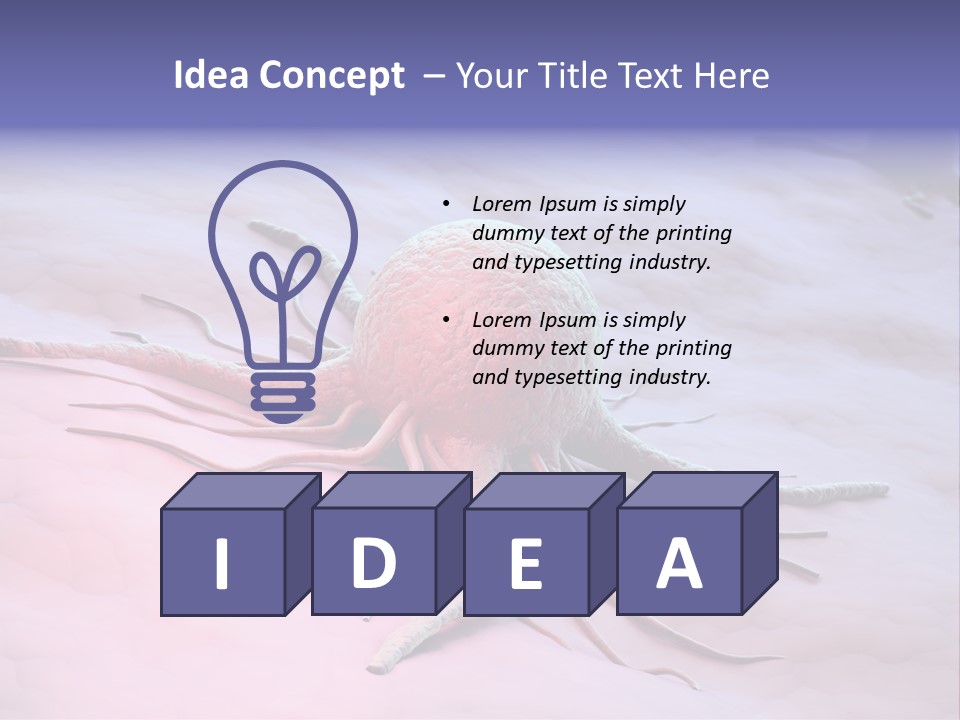 Art Cancer Human PowerPoint Template