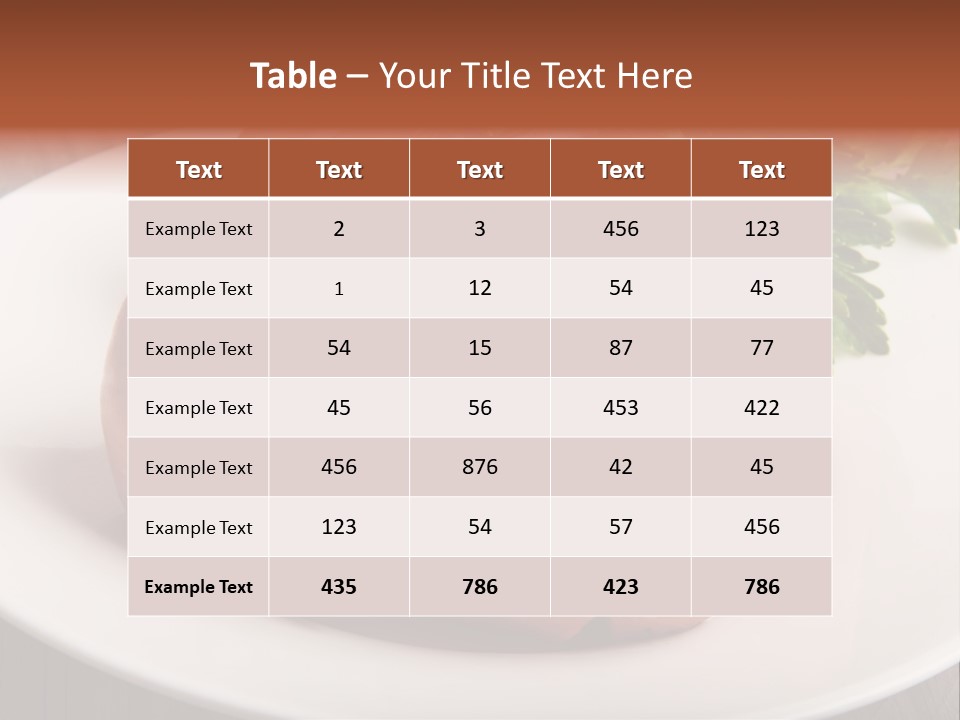 Snack Rural National PowerPoint Template