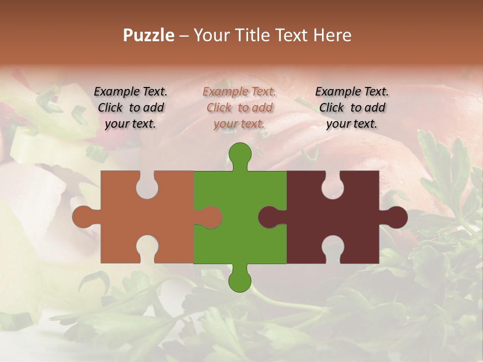 Warm Rustic Lunch PowerPoint Template