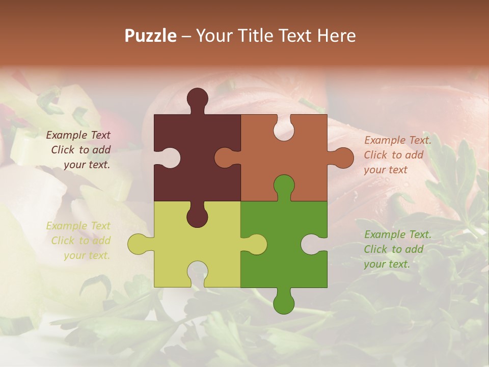 Warm Rustic Lunch PowerPoint Template