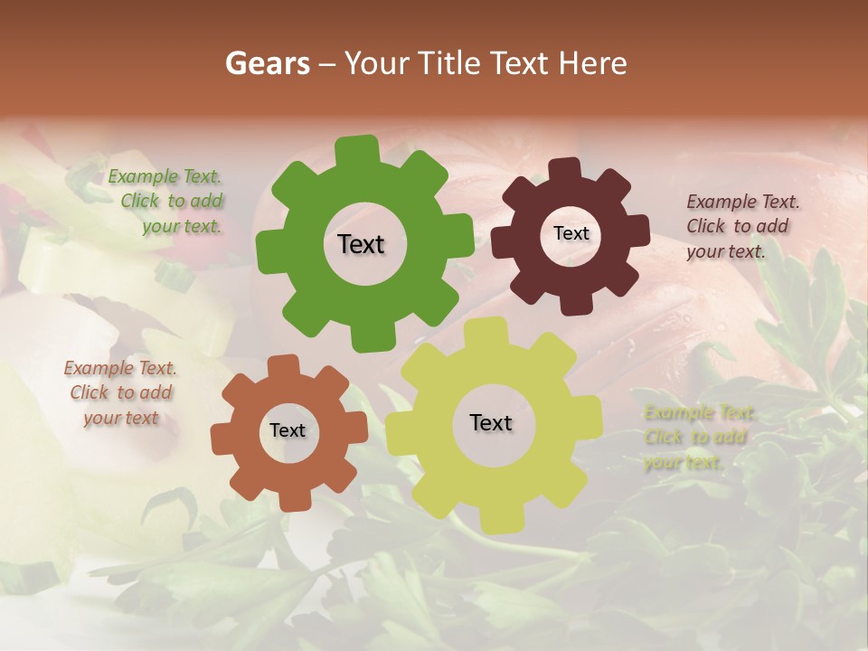 Warm Rustic Lunch PowerPoint Template