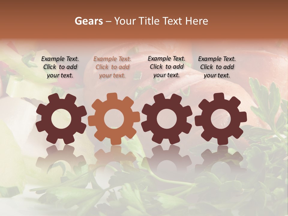 Warm Rustic Lunch PowerPoint Template