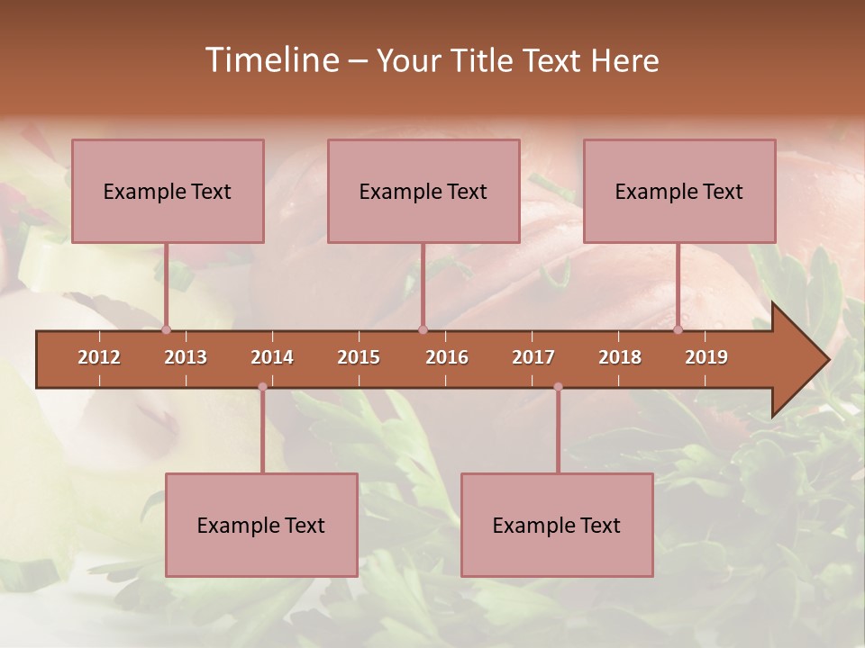 Warm Rustic Lunch PowerPoint Template