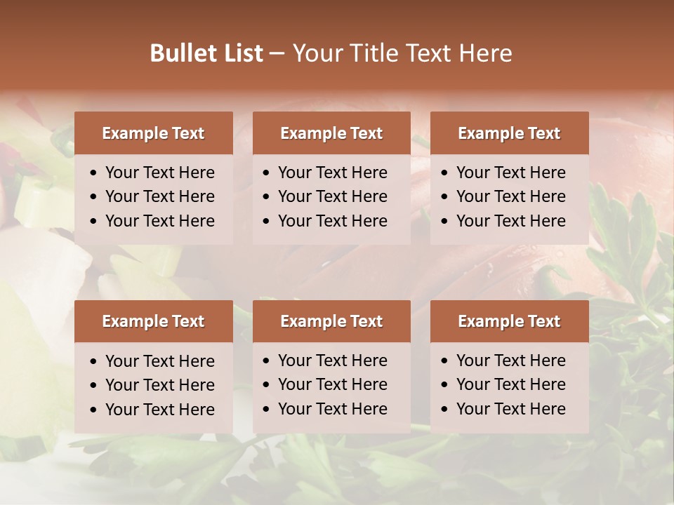 Warm Rustic Lunch PowerPoint Template