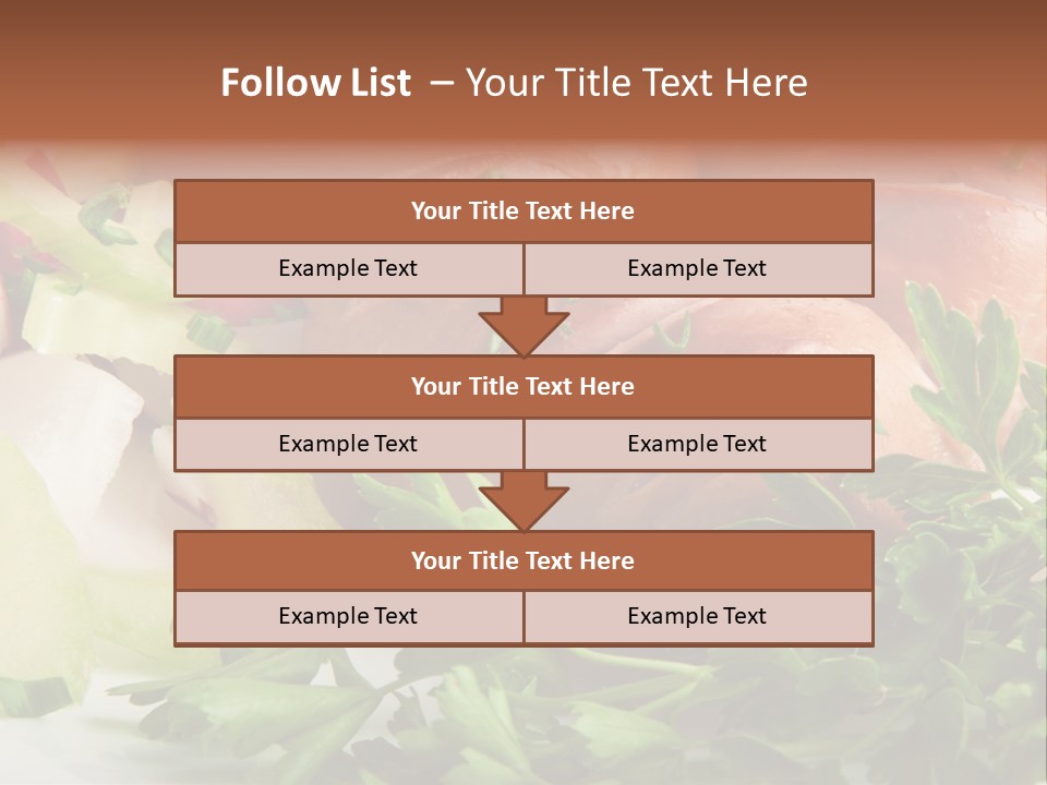 Warm Rustic Lunch PowerPoint Template