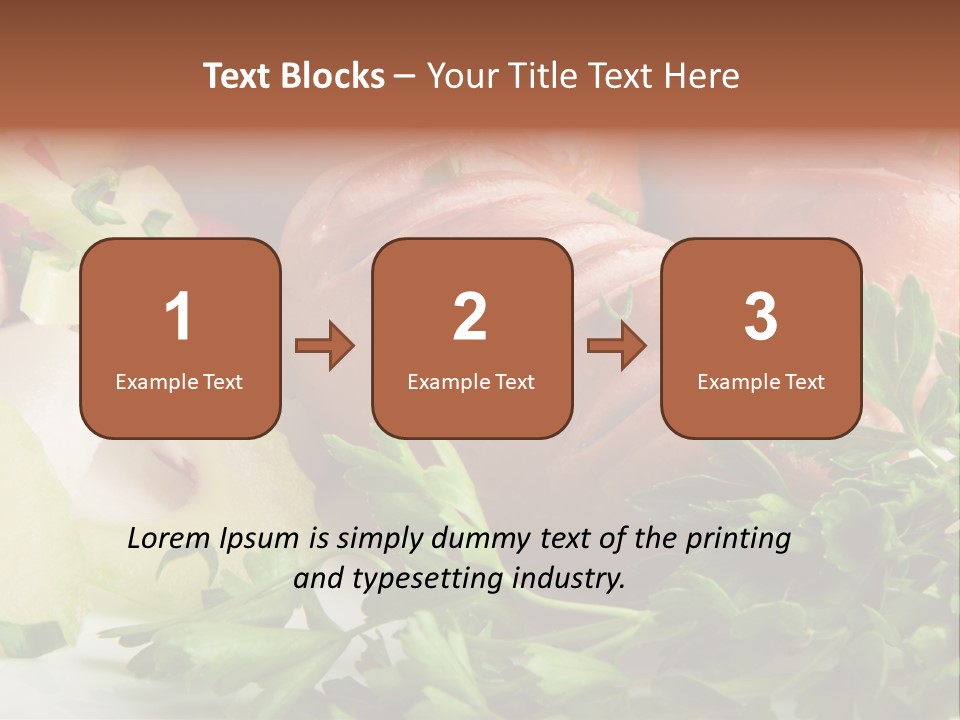 Warm Rustic Lunch PowerPoint Template