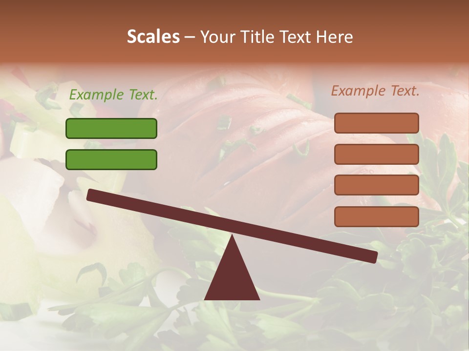 Warm Rustic Lunch PowerPoint Template