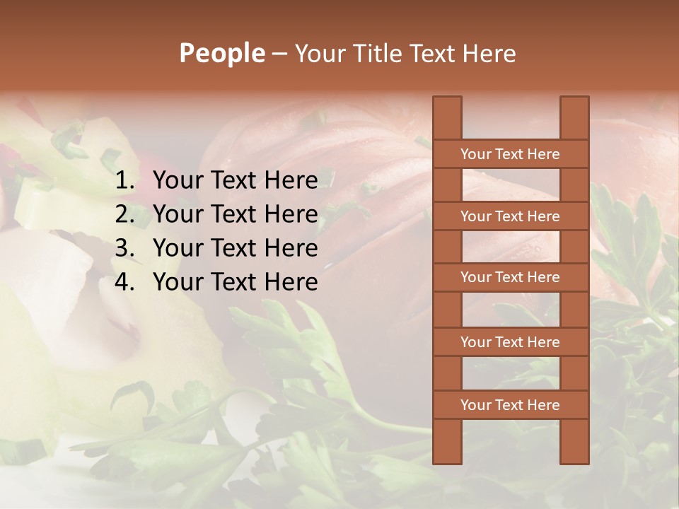 Warm Rustic Lunch PowerPoint Template