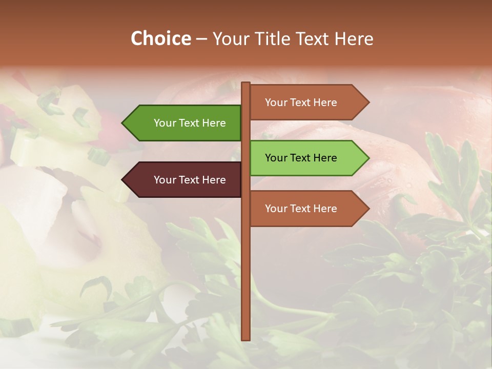 Warm Rustic Lunch PowerPoint Template