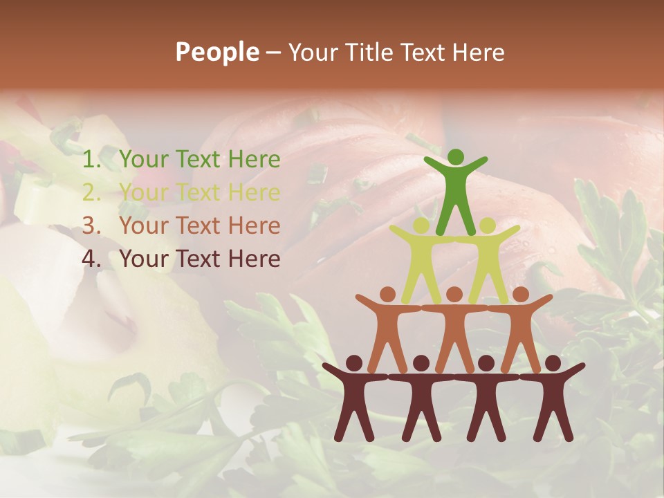 Warm Rustic Lunch PowerPoint Template
