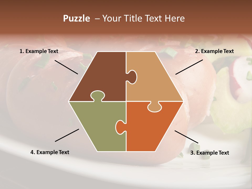 Roasted Cooking Dish PowerPoint Template