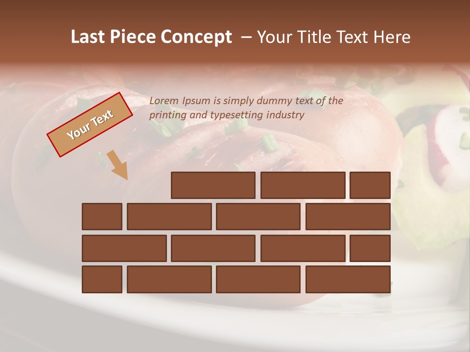Roasted Cooking Dish PowerPoint Template