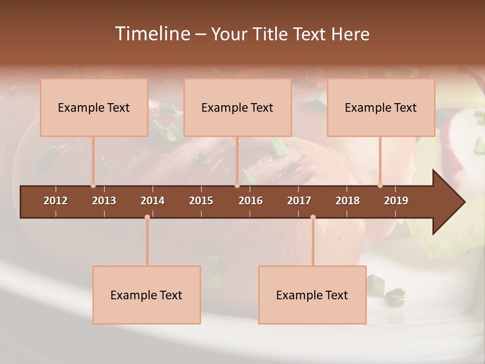 Roasted Cooking Dish PowerPoint Template