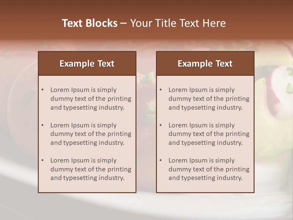 Roasted Cooking Dish PowerPoint Template