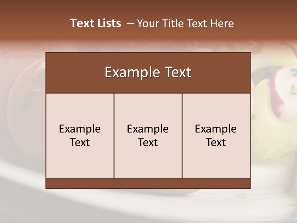 Roasted Cooking Dish PowerPoint Template