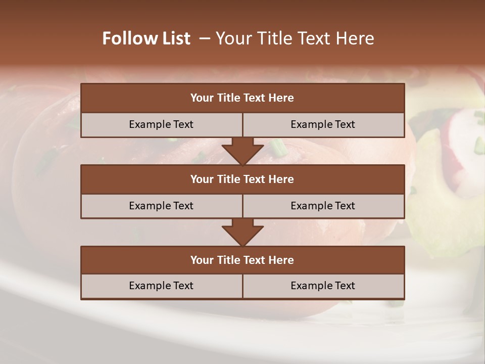 Roasted Cooking Dish PowerPoint Template