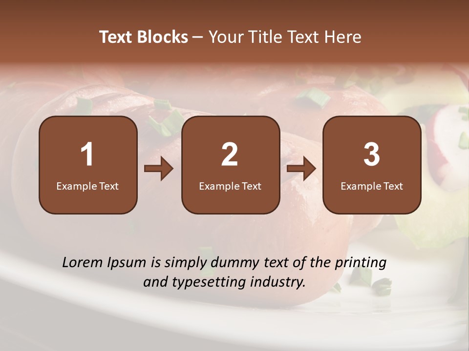 Roasted Cooking Dish PowerPoint Template