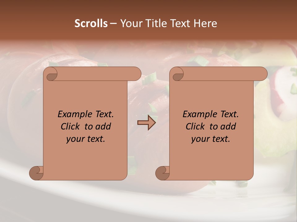 Roasted Cooking Dish PowerPoint Template