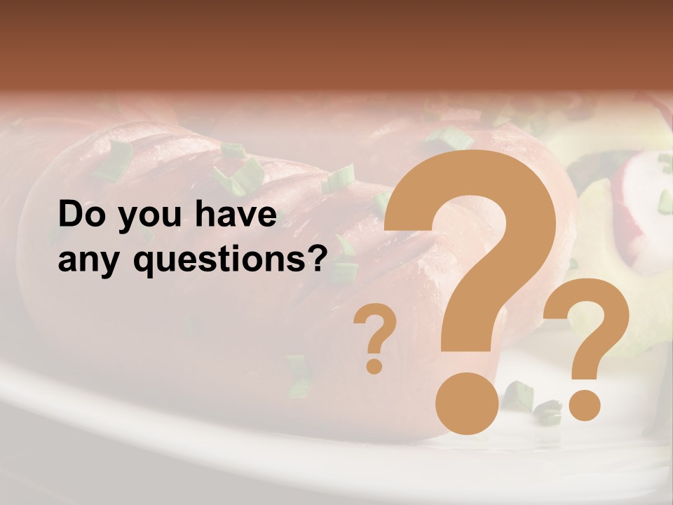 Roasted Cooking Dish PowerPoint Template