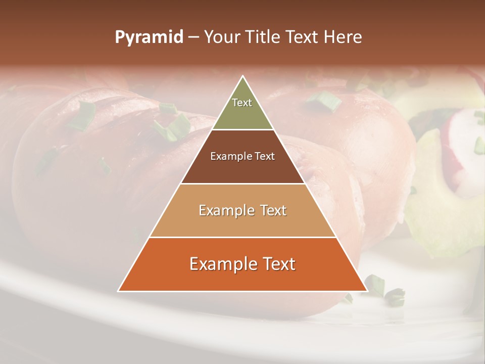 Wooden Table Snack Rustic PowerPoint Template