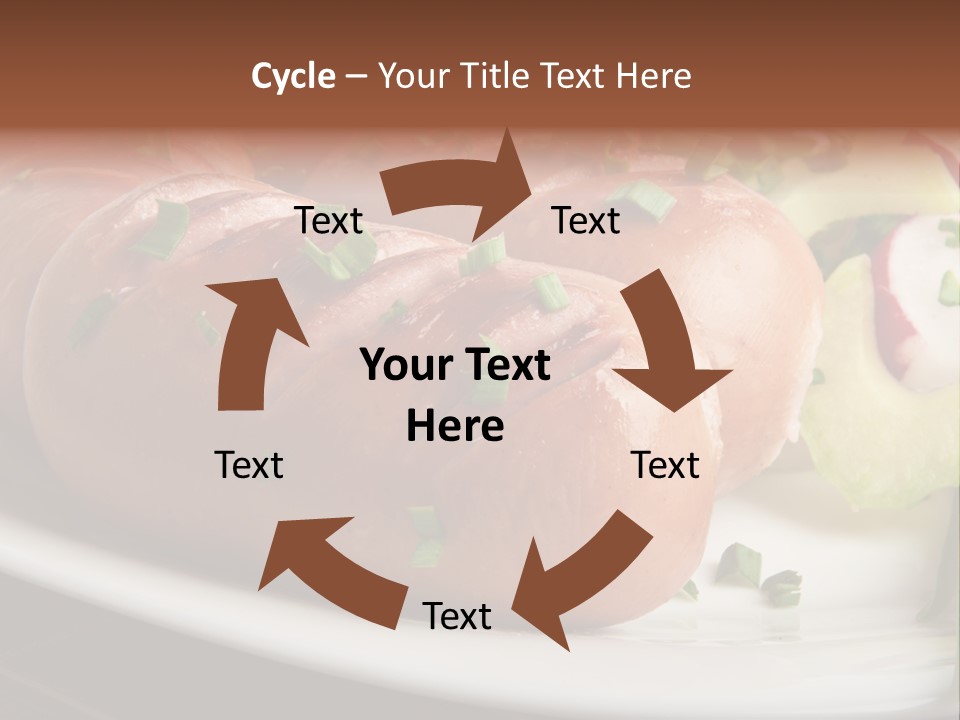 Wooden Table Snack Rustic PowerPoint Template