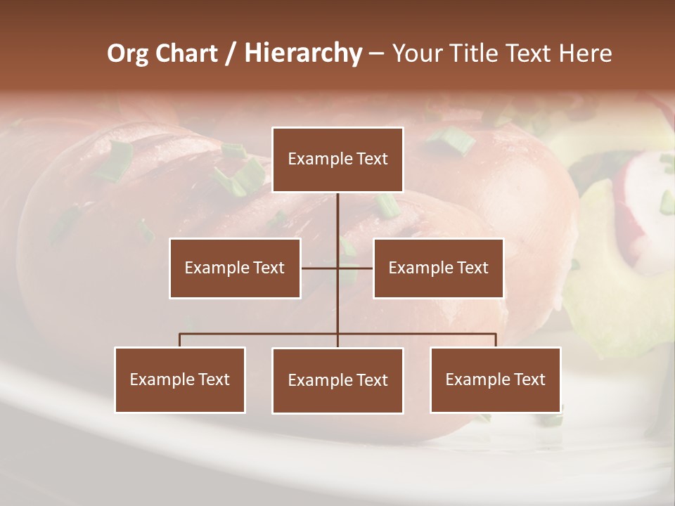 Wooden Table Snack Rustic PowerPoint Template