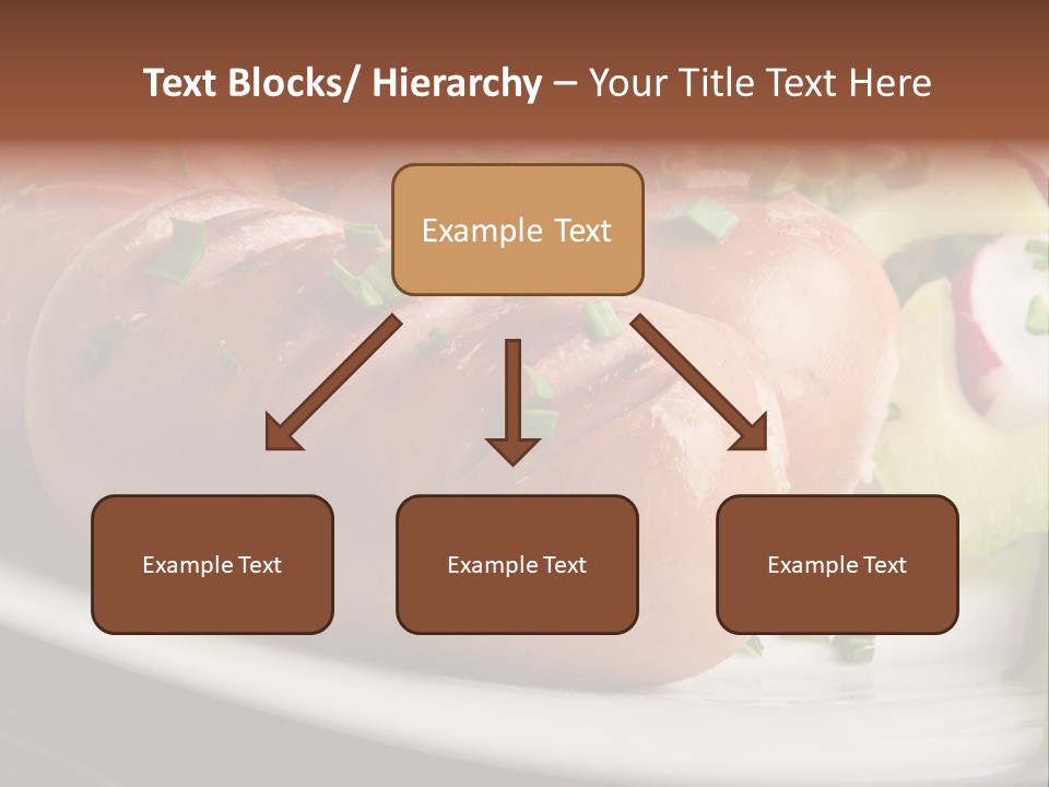 Wooden Table Snack Rustic PowerPoint Template