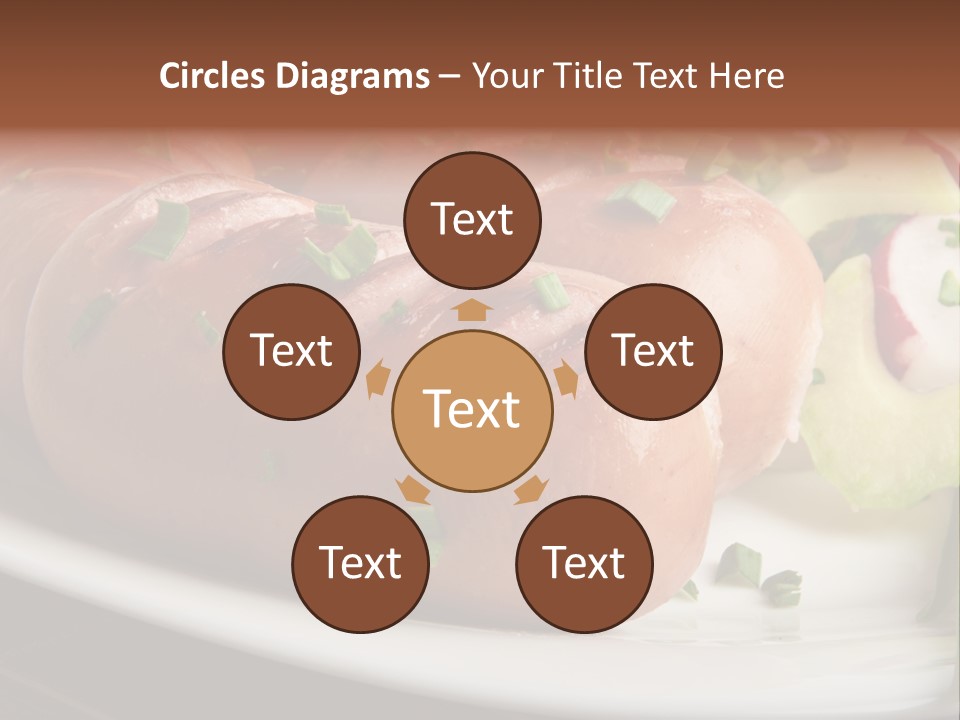 Wooden Table Snack Rustic PowerPoint Template