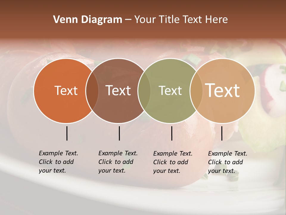 Wooden Table Snack Rustic PowerPoint Template