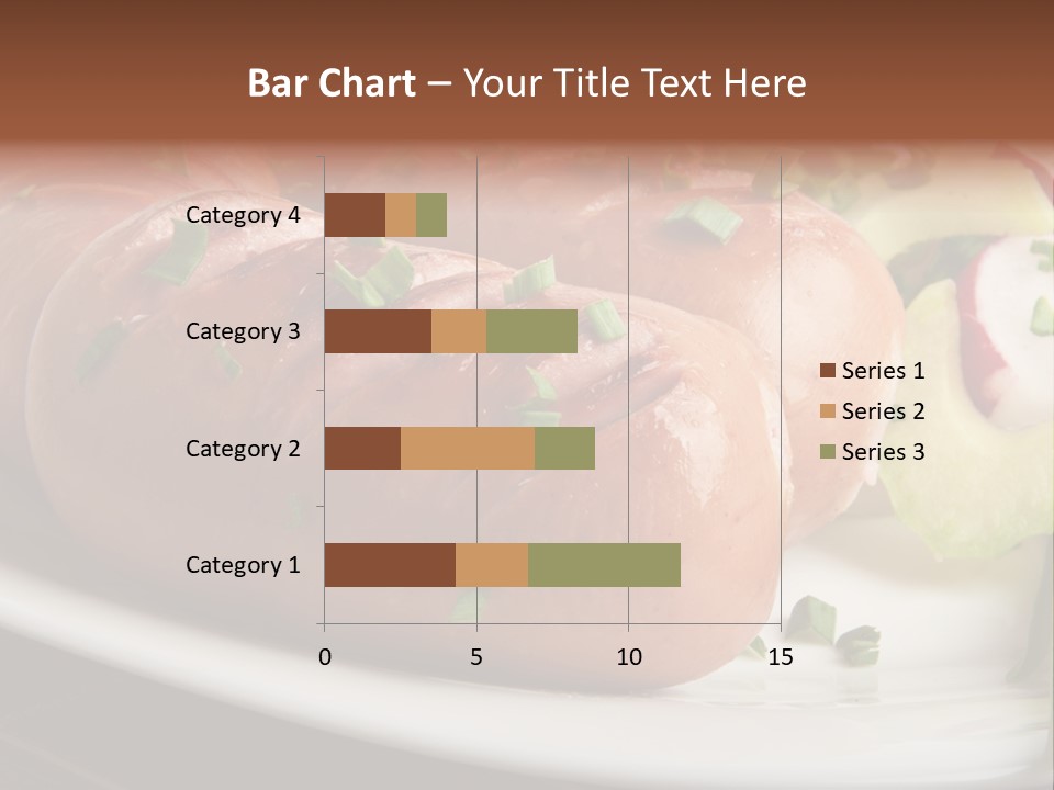 Wooden Table Snack Rustic PowerPoint Template
