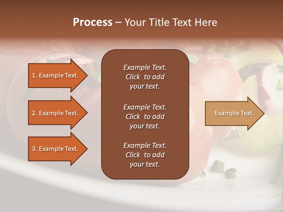 Wooden Table Snack Rustic PowerPoint Template