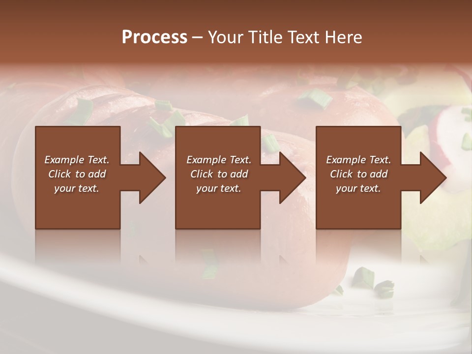 Wooden Table Snack Rustic PowerPoint Template