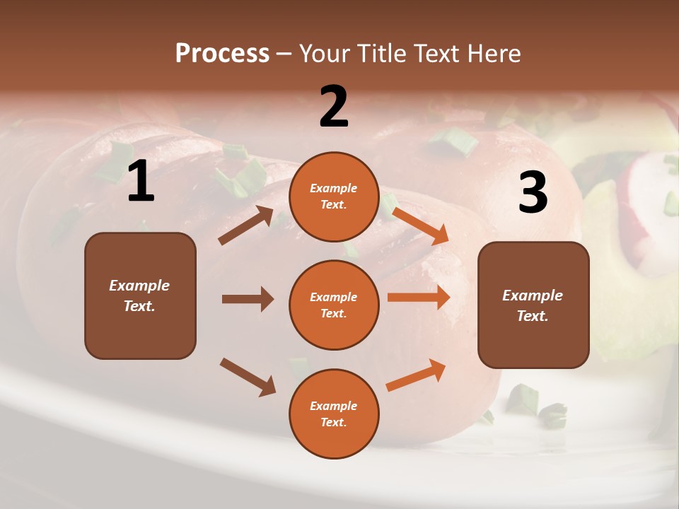 Wooden Table Snack Rustic PowerPoint Template