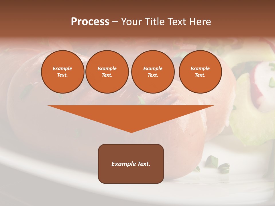 Wooden Table Snack Rustic PowerPoint Template