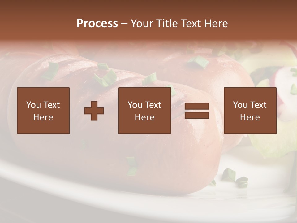 Wooden Table Snack Rustic PowerPoint Template