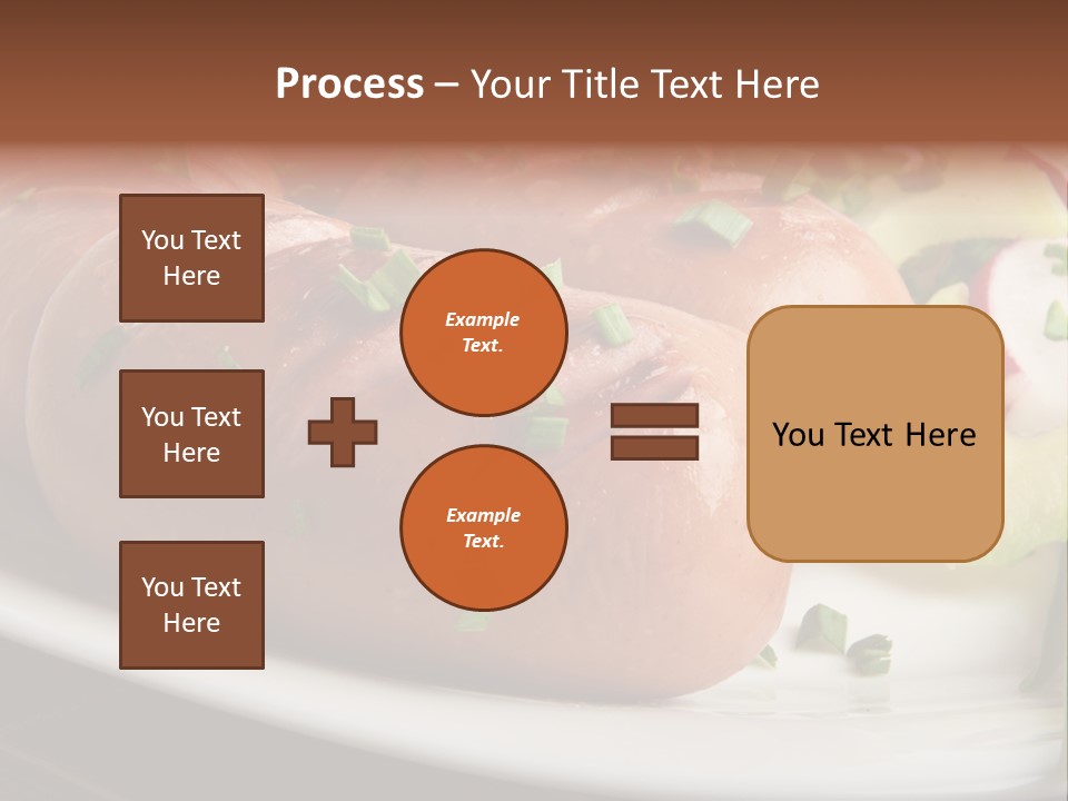 Wooden Table Snack Rustic PowerPoint Template