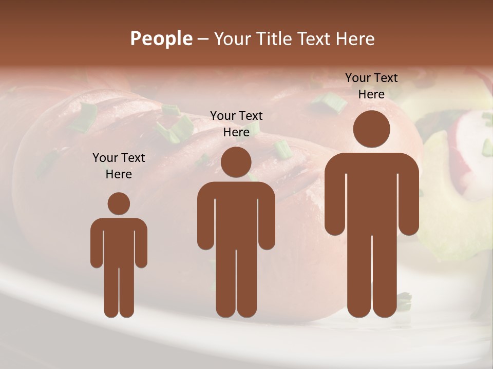 Wooden Table Snack Rustic PowerPoint Template