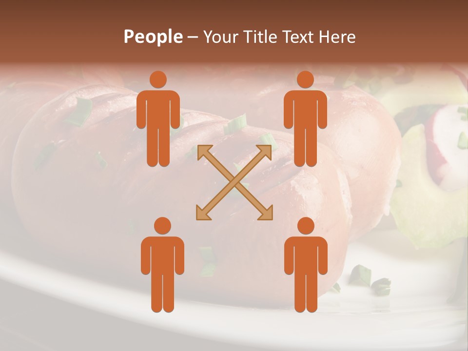 Wooden Table Snack Rustic PowerPoint Template