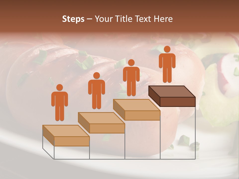 Wooden Table Snack Rustic PowerPoint Template