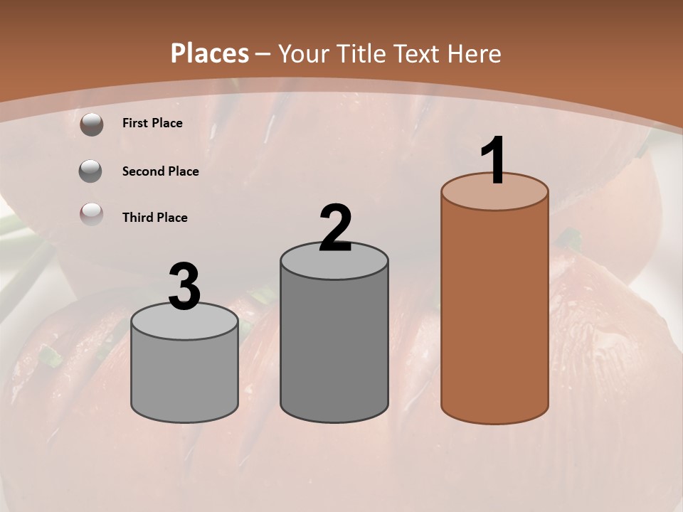 Hot Bratwurst Sausage PowerPoint Template