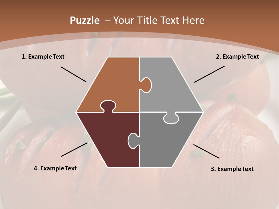 Hot Bratwurst Sausage PowerPoint Template