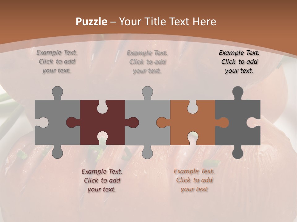 Hot Bratwurst Sausage PowerPoint Template