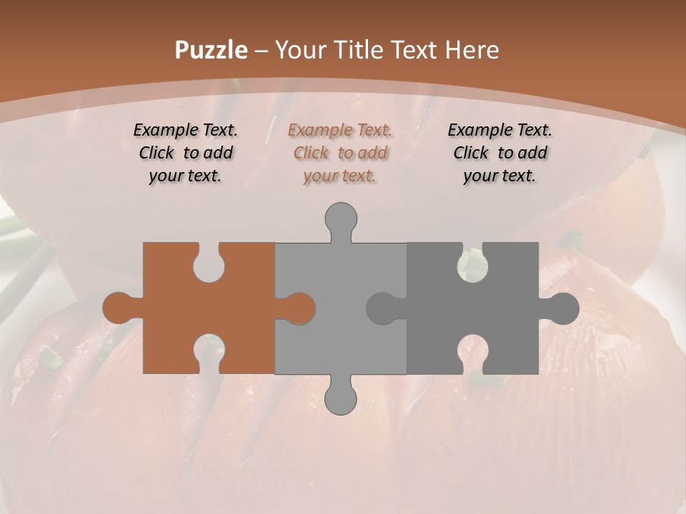 Hot Bratwurst Sausage PowerPoint Template