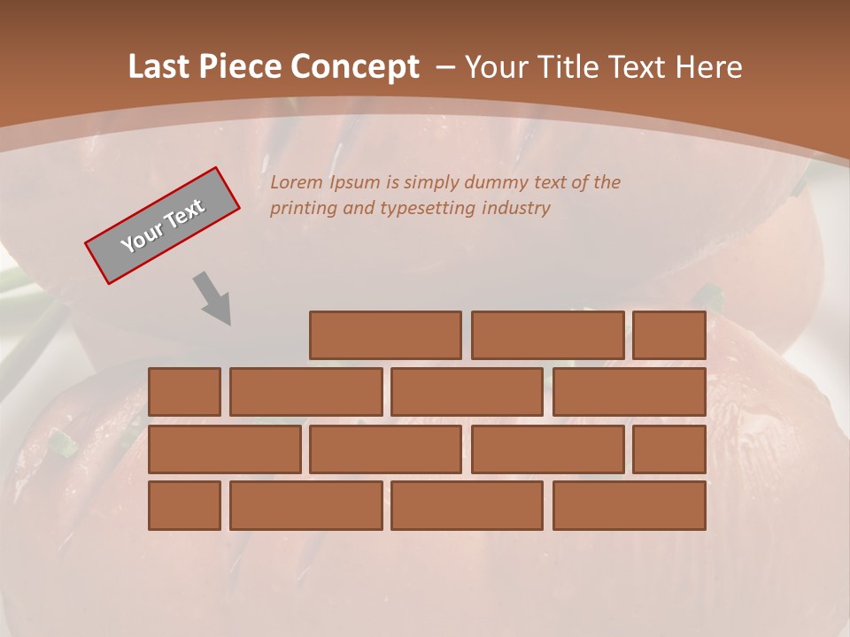 Hot Bratwurst Sausage PowerPoint Template