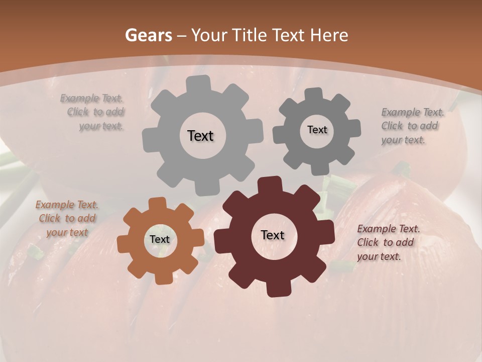 Hot Bratwurst Sausage PowerPoint Template